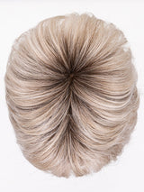 SILVER BLONDE ROOTED