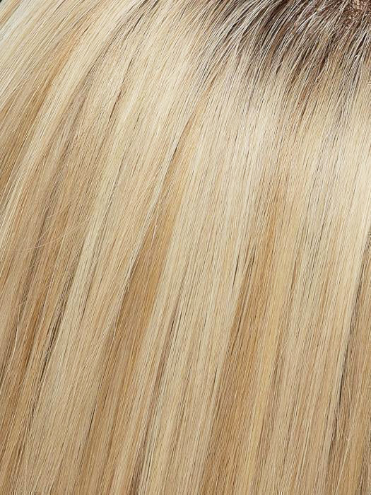 laguna blonde FS24/102S12 blend of light gold brown natural gold blonde - rooted med brown