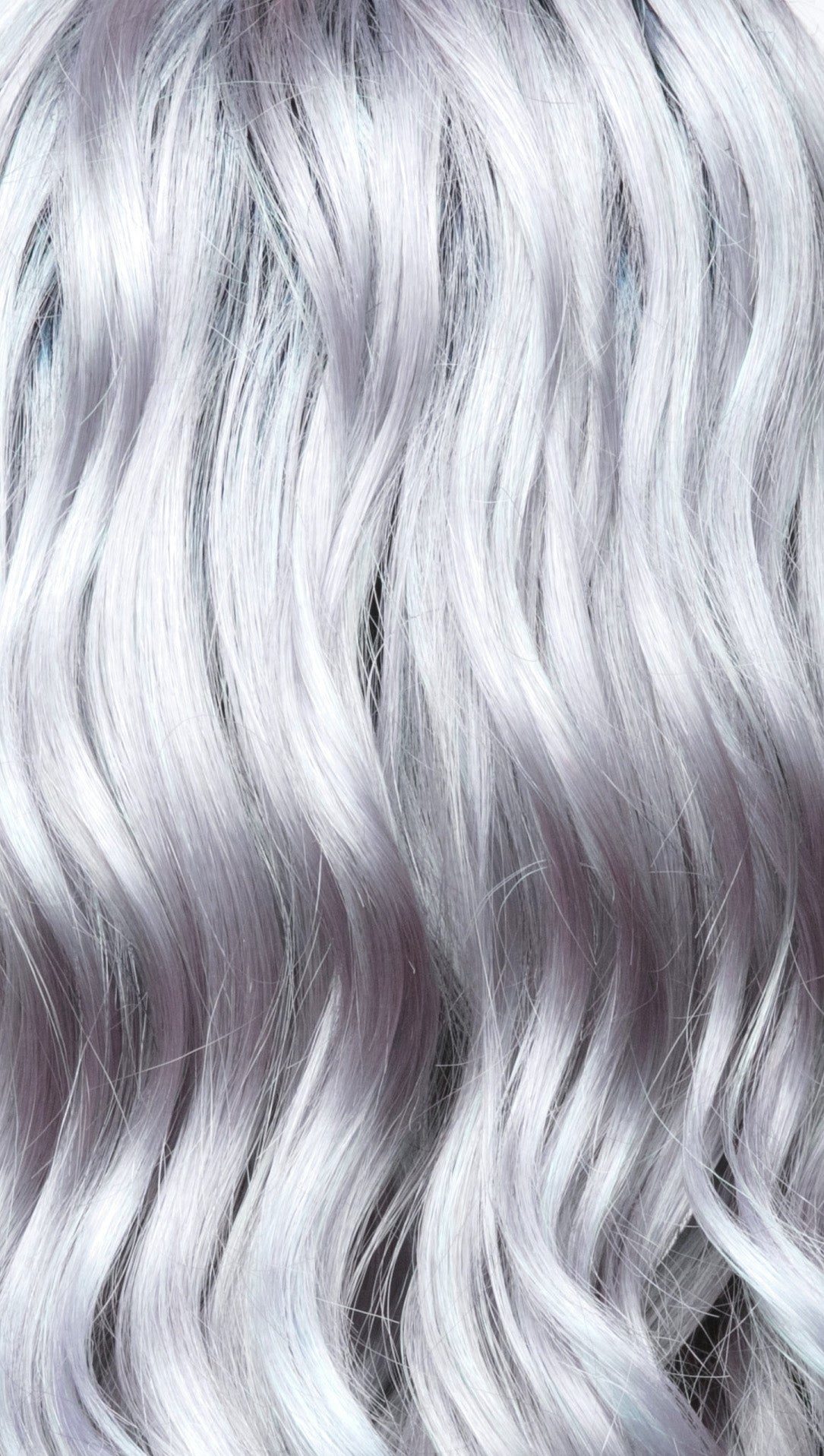 pastel blue rooted