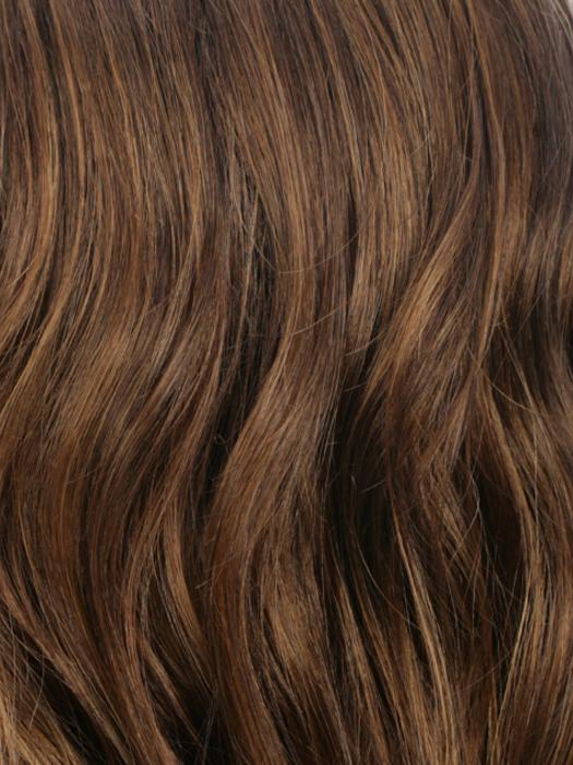 RTH6/28 Chestnut Brown with Subtle Auburn Highlights and Auburn Tipped Ends