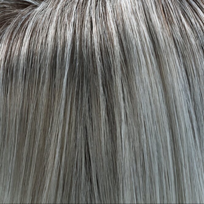 snow grey rooted