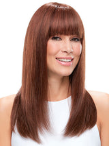 6/33 Dark Brown and Natural Red Blend - fringe has been cut