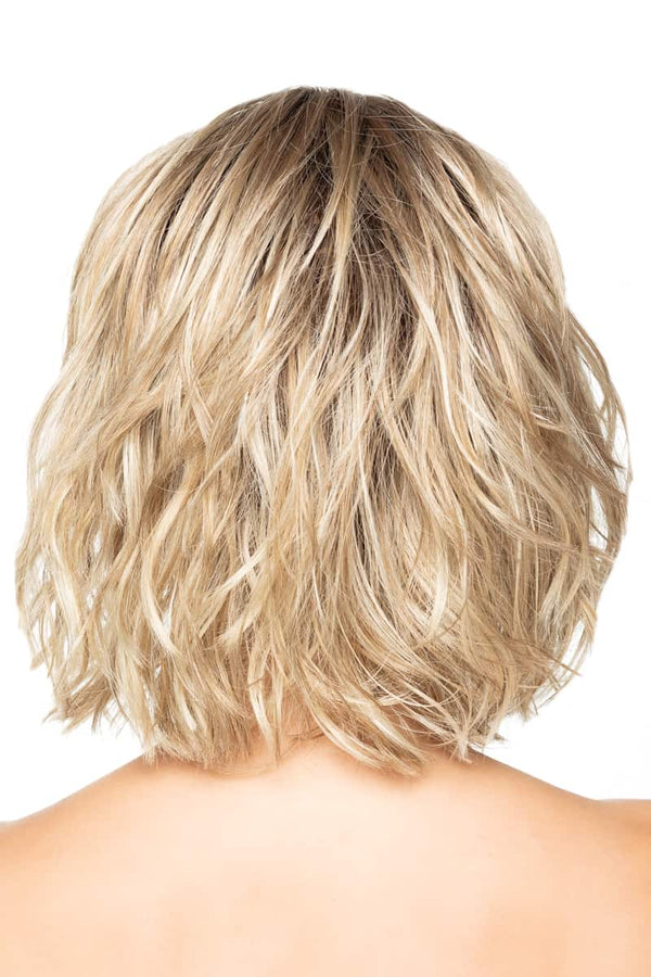 14/26/R10 Light Red Brown Gold Blonde Highlights Rooted Medium Brown