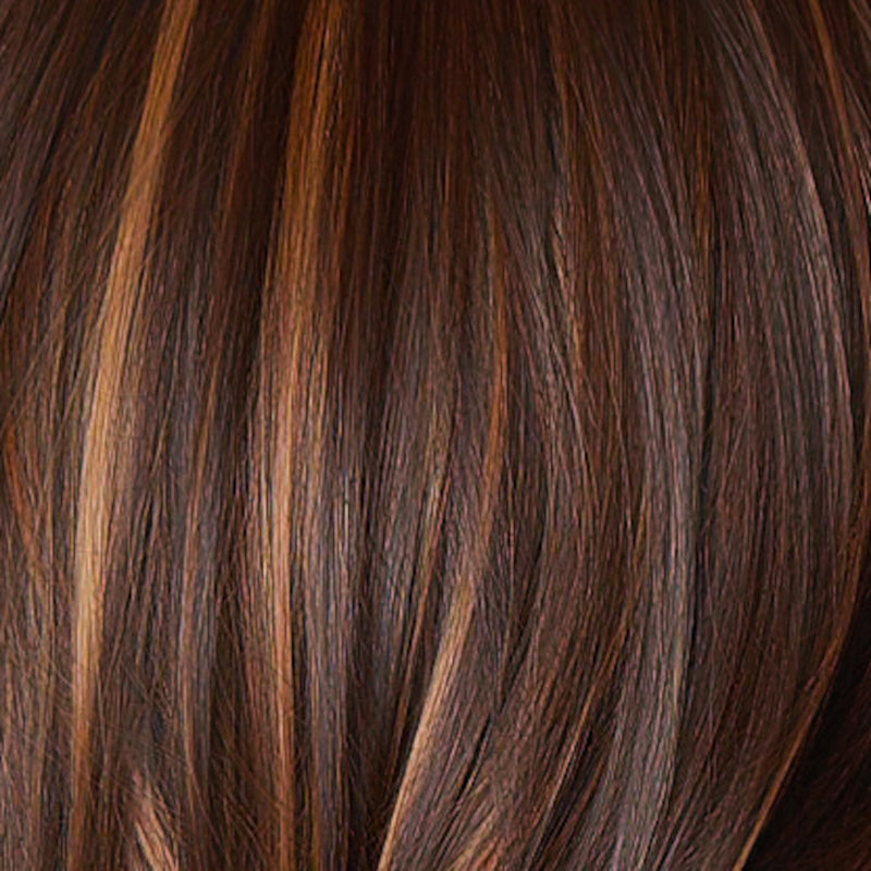 Glazed Auburn Rooted