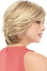 27T613S8 Medium Natural Red-Gold Blonde and Pale Natural Gold Blonde Blend and Tipped, Shaded with Medium Brown