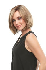 24BT18S8 Medium Natural Ash and Light Natural Gold Blonde Blend, Shaded with Medium Brown