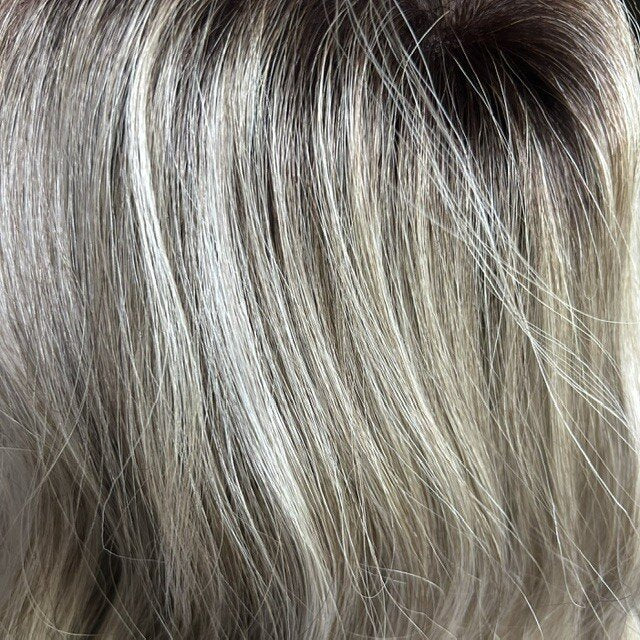 Smoky Pearl Blonde Rooted