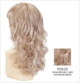 r16-22 honey blonde light ash blonde blend