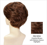 r6-30h chestnut brown with med auburn highlights