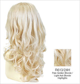 r613-24h pale golden blonde w light ash blonde highlights