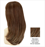 r8-26h golden brown with golden blonde highlights