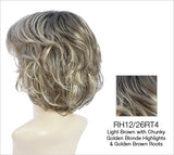 rh12/26rt4 light brown golden highlights dark roots