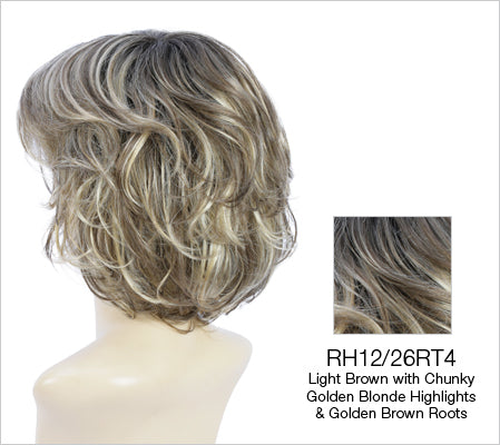 rh12/26rt4 light brown golden highlights dark roots