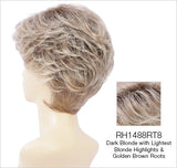 rh1488rt8 dark blonde light copper blonde highlights golden rooted