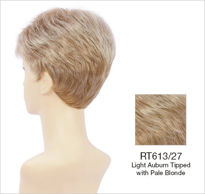 rt613-27 pale blonde with strawberry blonde lowlights