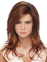 RT330RT4 Medium Auburn Tipped with Dark Auburn and Dark Brown Roots